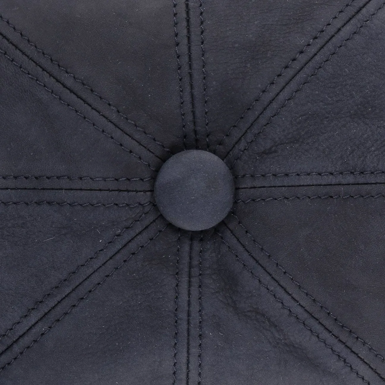 Nappa Wax Leather Flat Cap by Lierys