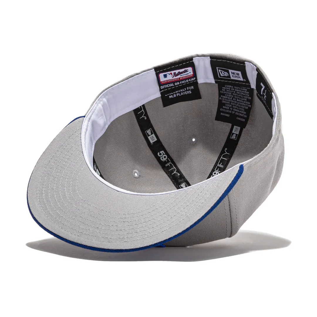 New Era 59Fifty Retro On-Field Kansas City Royals Hat - Gray, Royal
