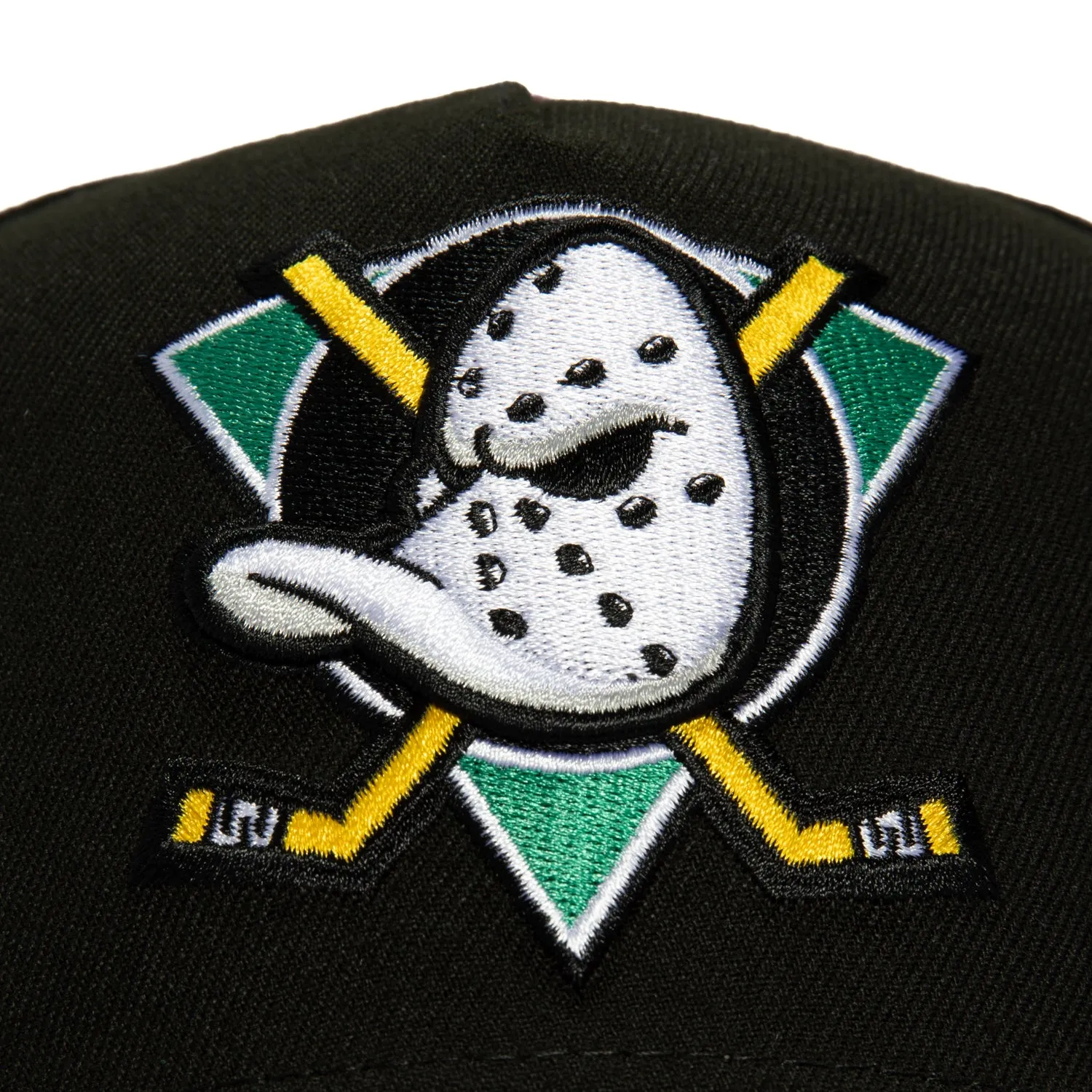 New Era 9Fifty A-Frame Anaheim Ducks NHL Logo Patch Snapback Hat - Black