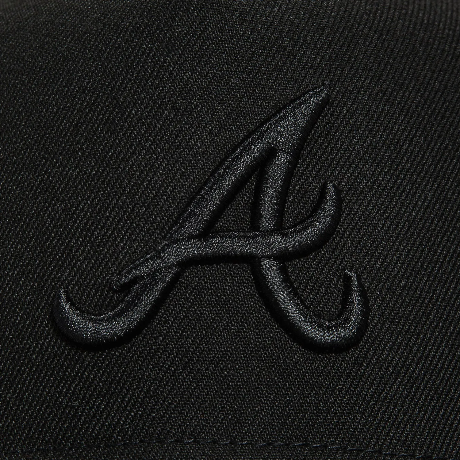 New Era 9Fifty A-frame Atlanta Braves Snapback Hat - Black. Black