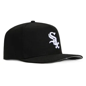 New Era 9Fifty A-Frame Chicago White Sox Snapback Hat - Black. White