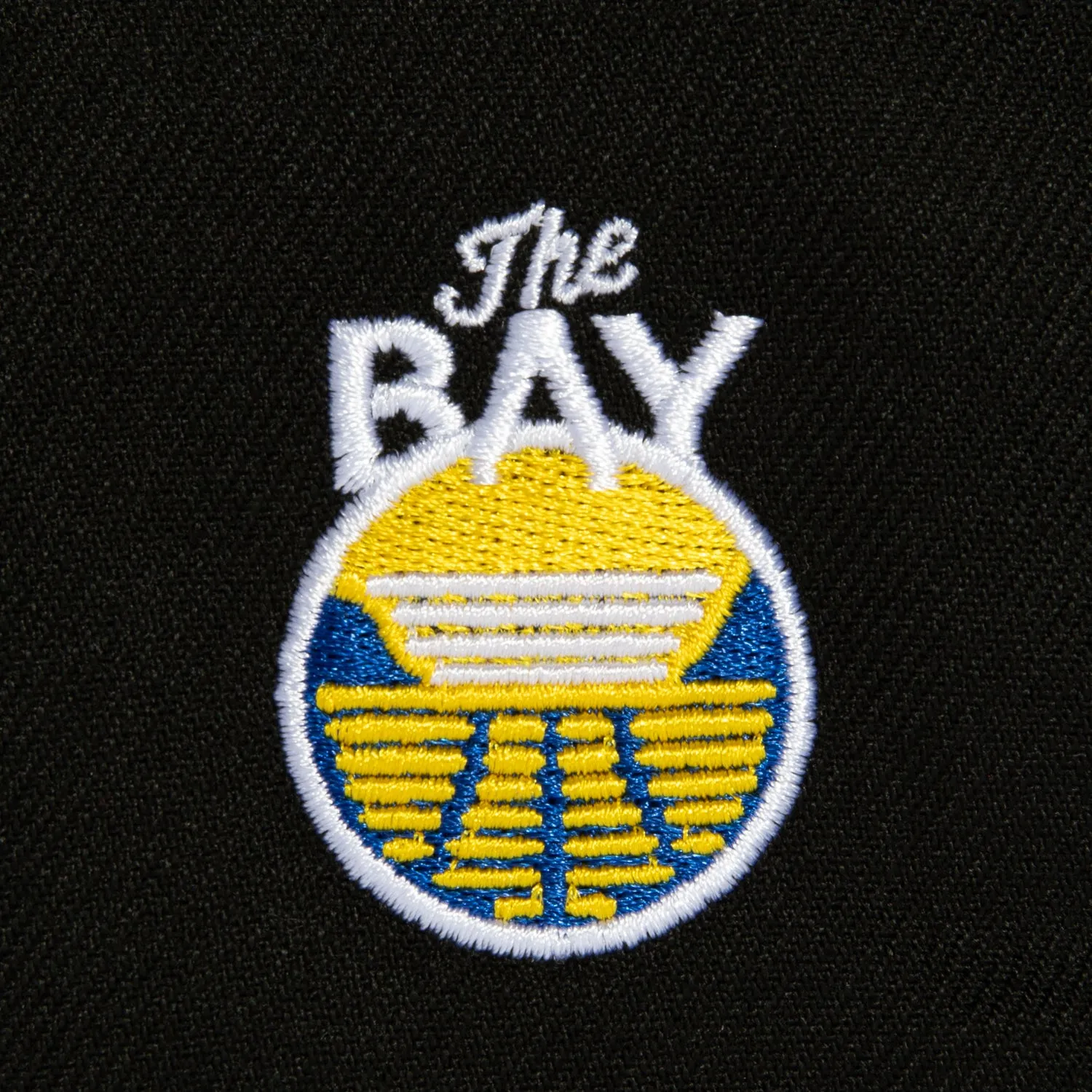 New Era 9Fifty A-Frame Golden State Warriors The Bay Patch Filipino Flag Snapback Hat - Black