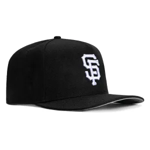 New Era 9Fifty A-Frame San Francisco Giants Snapback Hat - Black. White