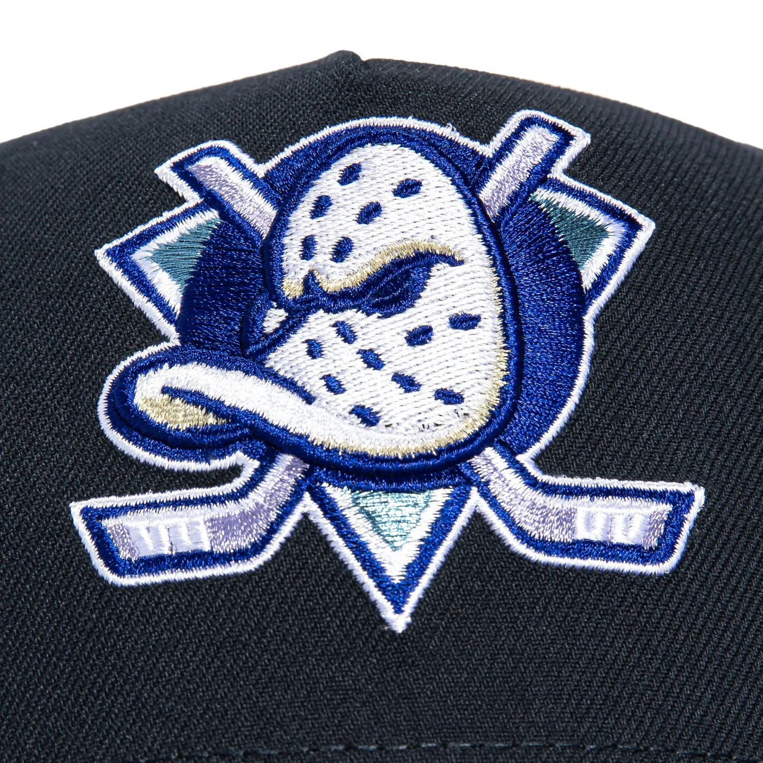 New Era 9Forty A-Frame Anaheim Ducks 2002 All Star Game Patch Snapback Hat - Navy