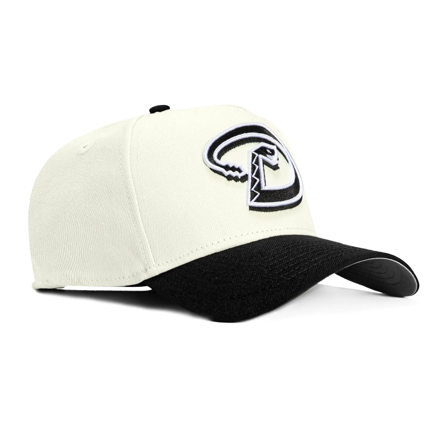 New Era 9Forty A-Frame Arizona Diamondbacks D Snapback Hat - White, Black