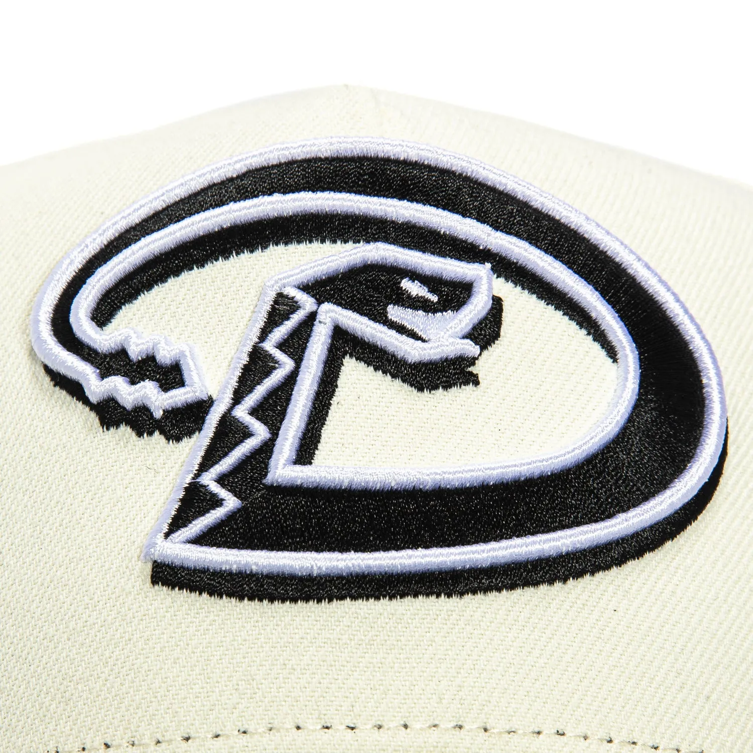 New Era 9Forty A-Frame Arizona Diamondbacks D Snapback Hat - White, Black