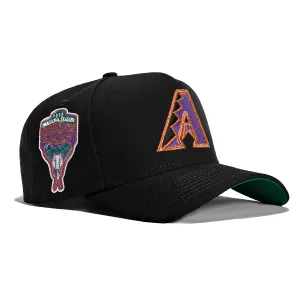New Era 9Forty A-Frame Arizona Diamondbacks Inaugural Patch Snapback A Hat - Black