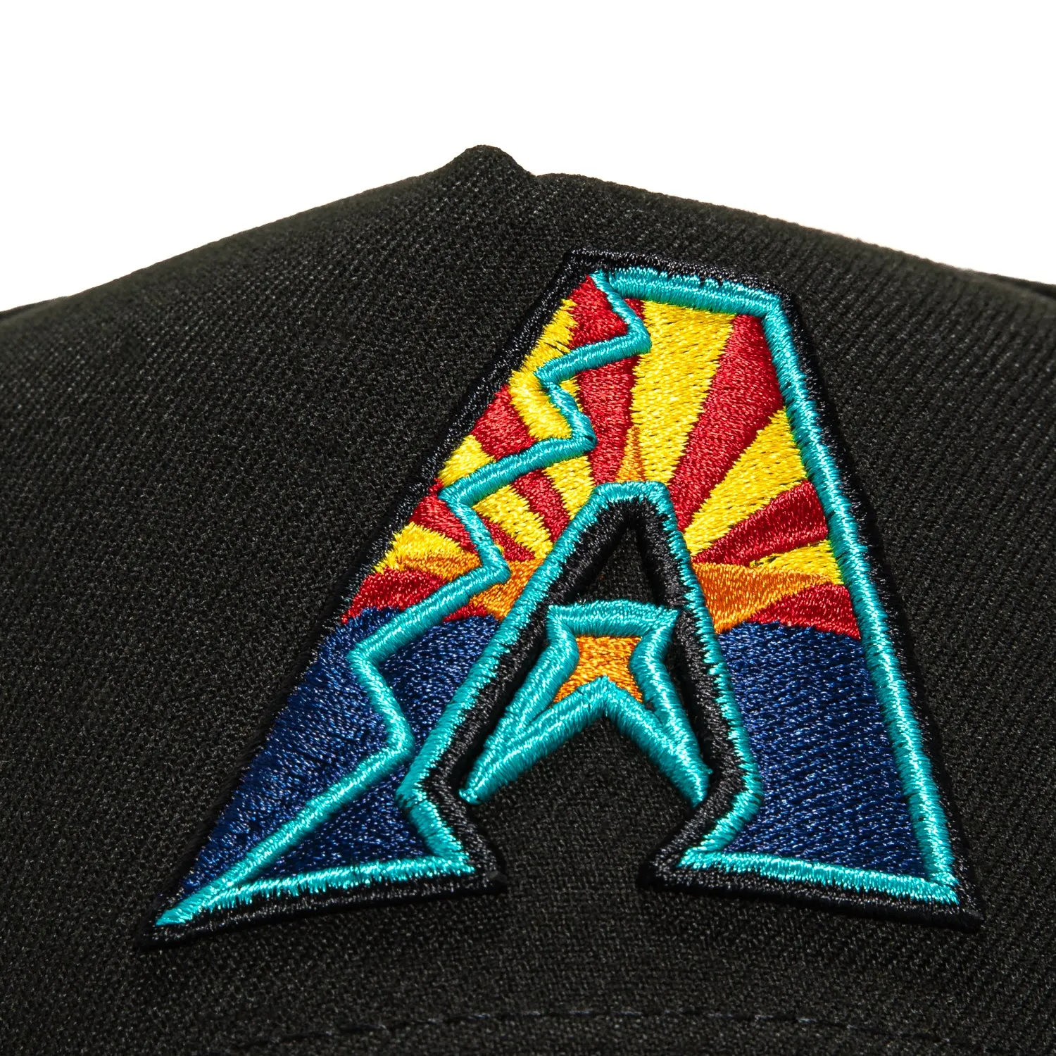 New Era 9Forty A-Frame Arizona Diamondbacks Snapback Flag A Hat - Black
