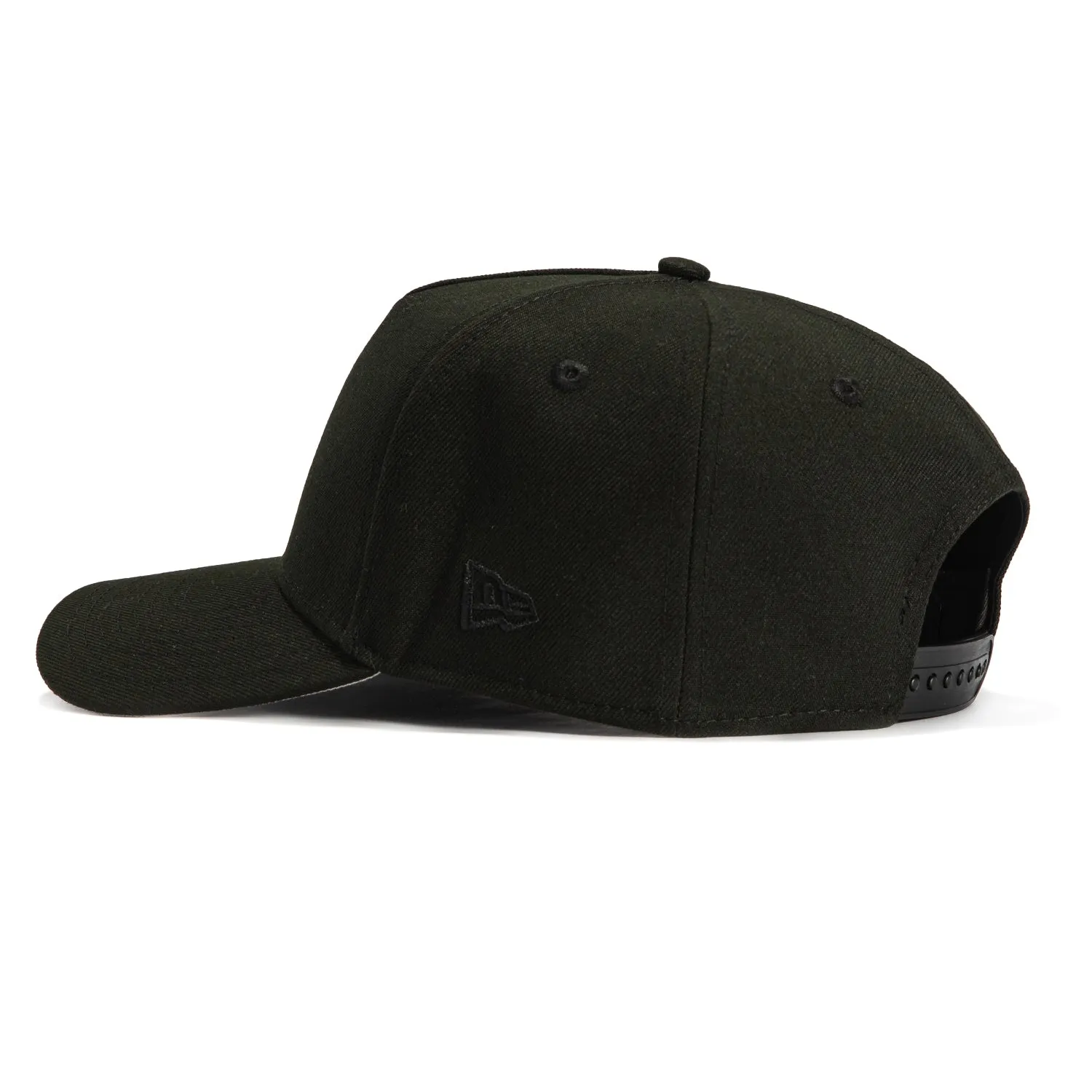 New Era 9Forty A-Frame Detroit Tigers Snapback Hat - Black, White