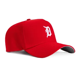 New Era 9Forty A-Frame Detroit Tigers Snapback Hat - Red, White