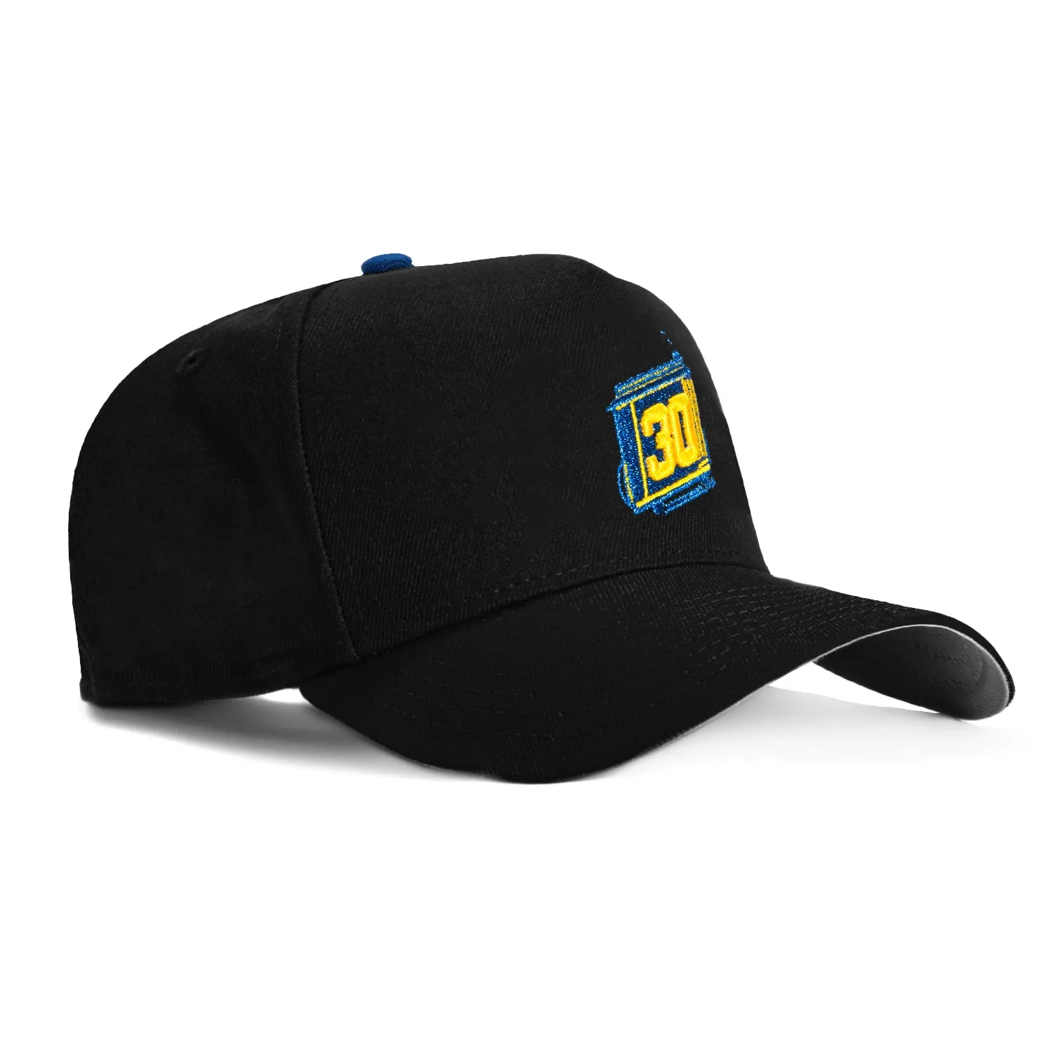 New Era 9Forty A-Frame Golden State Warriors Stephen Curry 30 Trolley Snapback Hat - Black