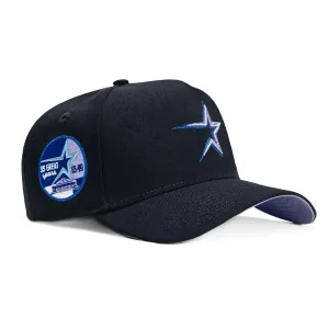 New Era 9Forty A-Frame Houston Astros 35th Anniversary Patch Snapback Hat - Navy