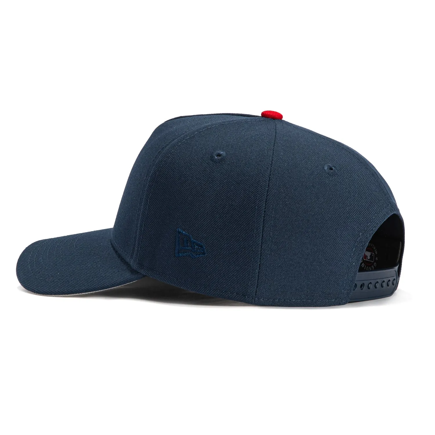 New Era 9Forty A-Frame Los Angeles Dodgers Korea Flag Patch Snapback Hat - Navy, White, Red