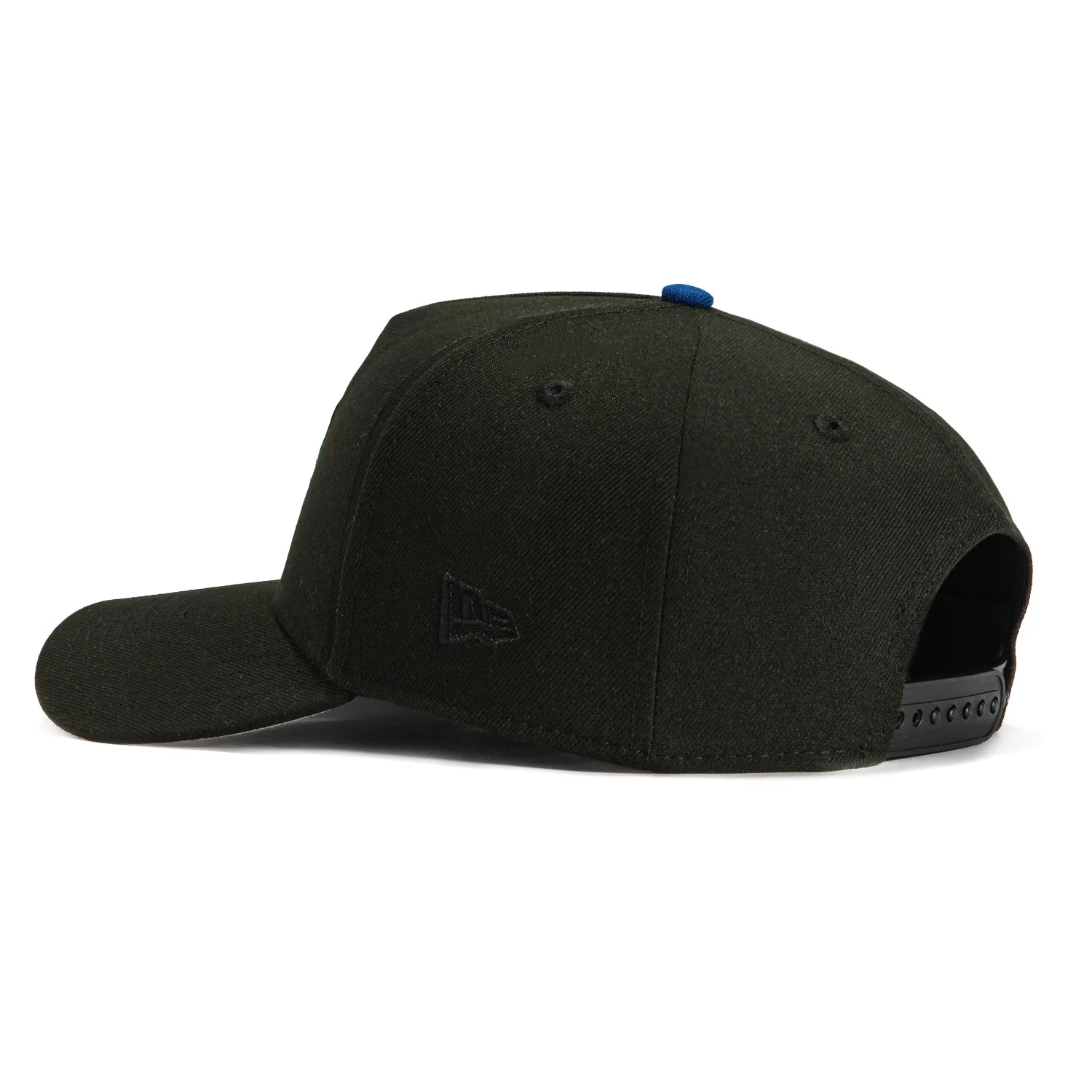 New Era 9Forty A-Frame Los Angeles Dodgers Shotime Patch Snapback Hat - Black, White