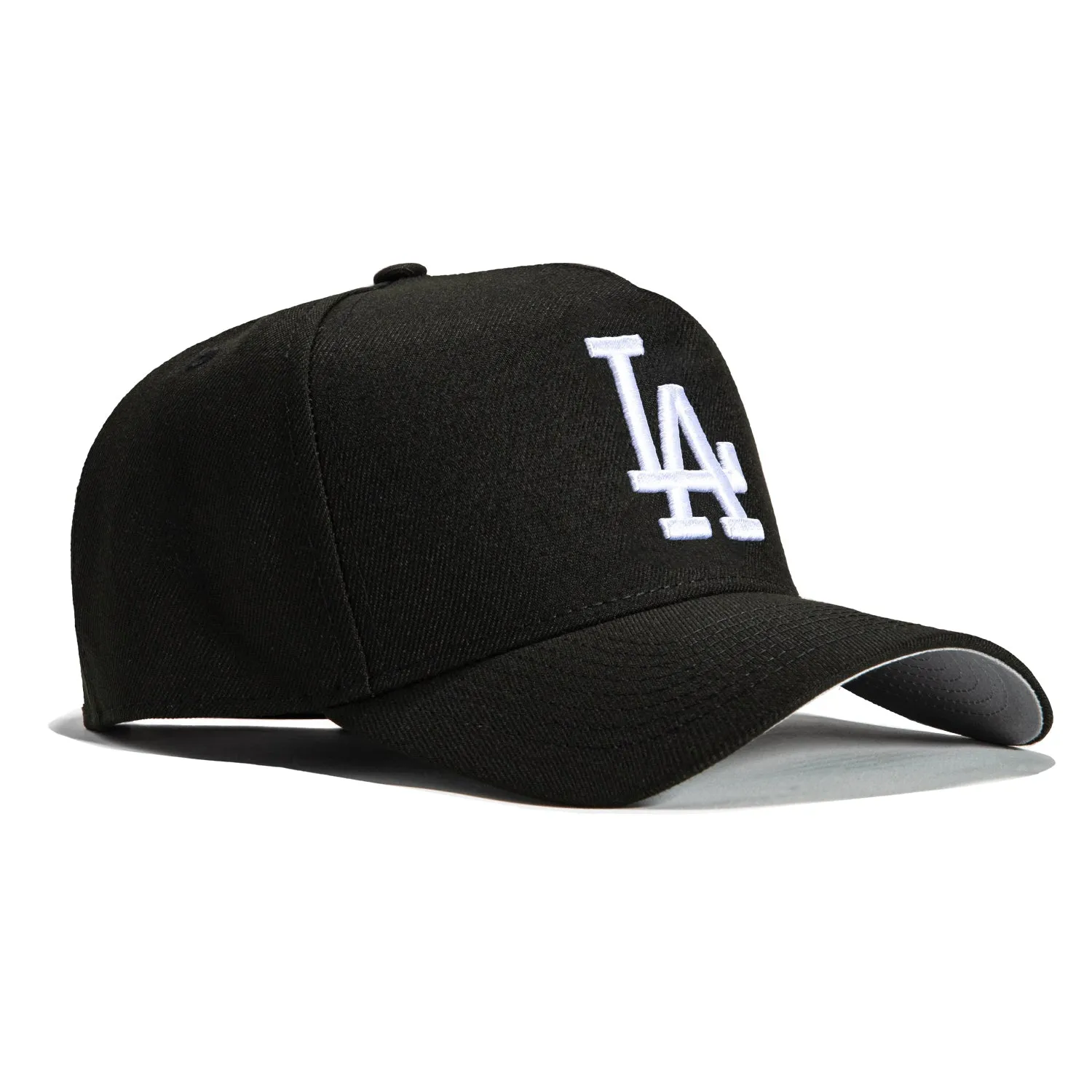 New Era 9Forty A-Frame Los Angeles Dodgers Snapback Hat - Black. White