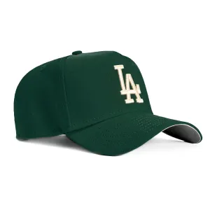 New Era 9Forty A-Frame Los Angeles Dodgers Snapback Hat - Green, Ivory