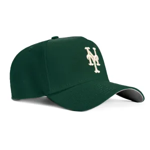 New Era 9Forty A-Frame New York Mets Snapback Hat - Green, Ivory
