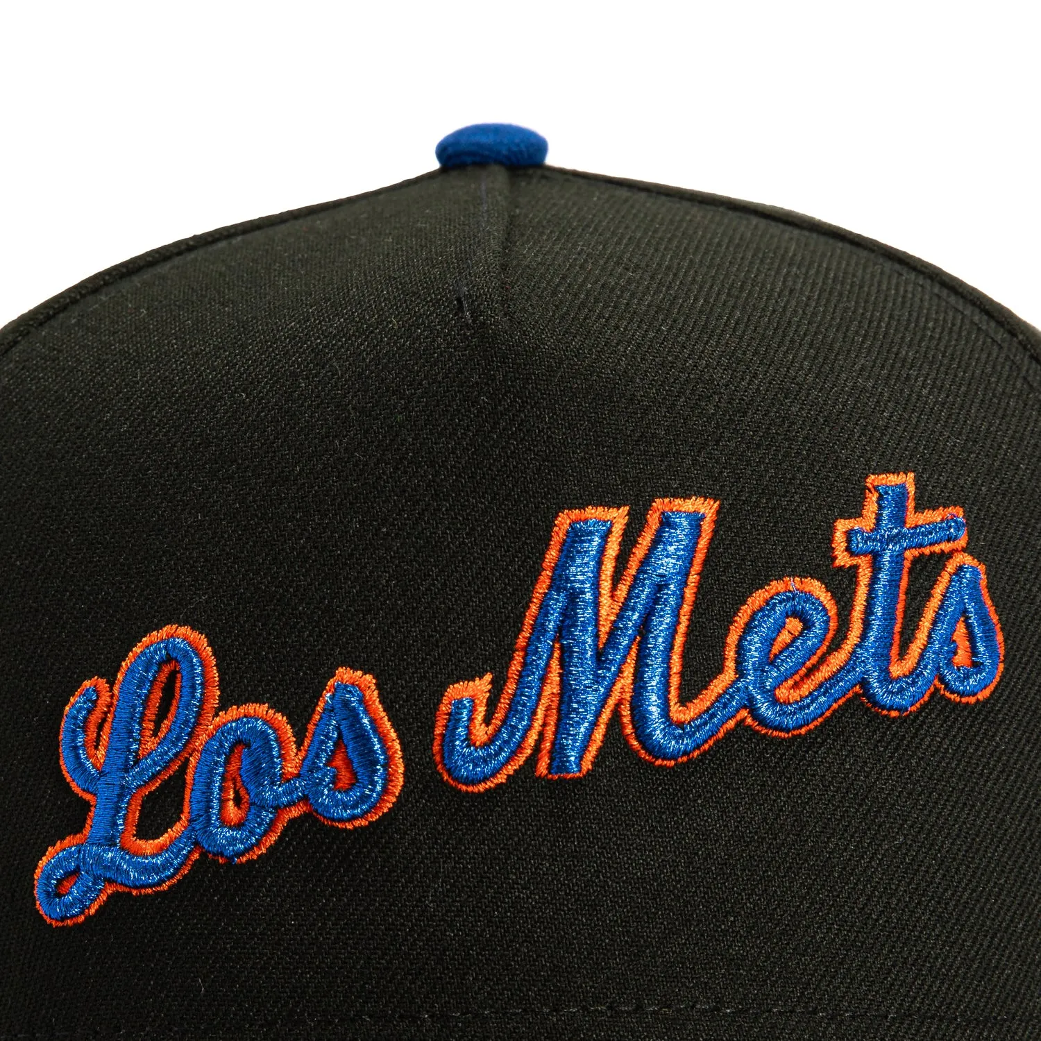 New Era 9Forty A-Frame New York Mets Snapback Los Mets Hat - Black, Royal, Orange