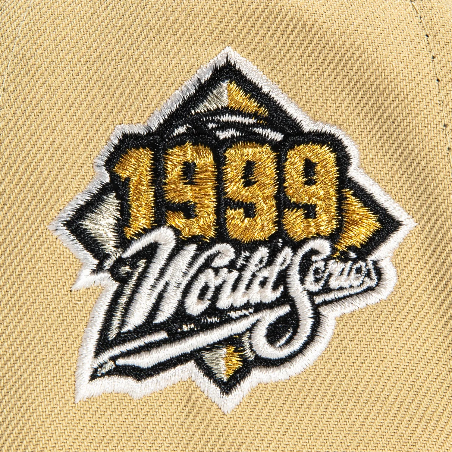 New Era 9Forty A-Frame New York Yankees 1999 World Series Patch Snapback Hat - Tan, Graphite