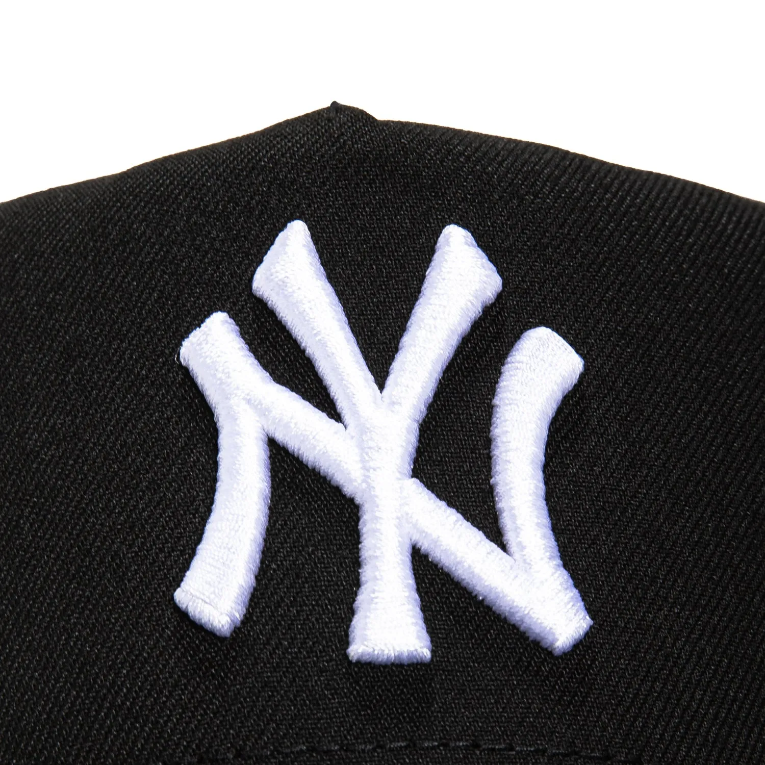 New Era 9Forty A-frame New York Yankees Snapback Hat - Black. White