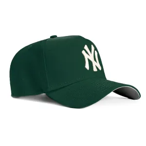 New Era 9Forty A-Frame New York Yankees Snapback Hat - Green, Ivory