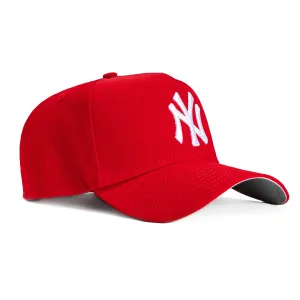 New Era 9Forty A-Frame New York Yankees Snapback Hat - Red, White