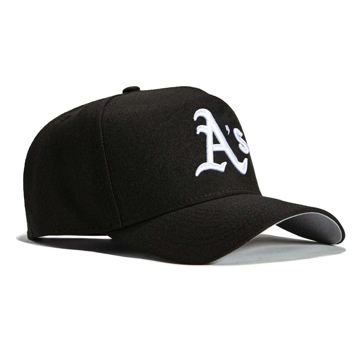 New Era 9Forty A-Frame Oakland Athletics Snapback Hat - Black, White