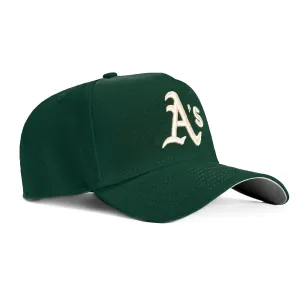 New Era 9Forty A-Frame Oakland Athletics Snapback Hat - Green, Ivory