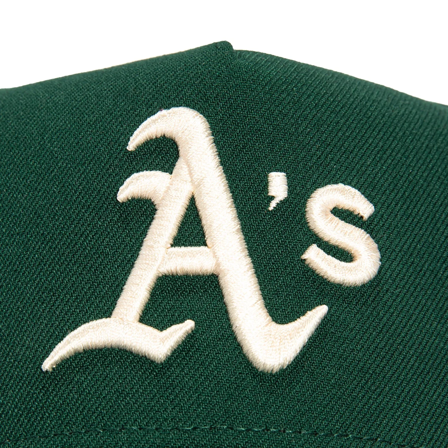New Era 9Forty A-Frame Oakland Athletics Snapback Hat - Green, Ivory