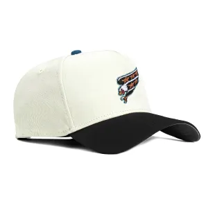 New Era 9Forty A-Frame White Dome Washington Capitals Snapback Hat - White, Black