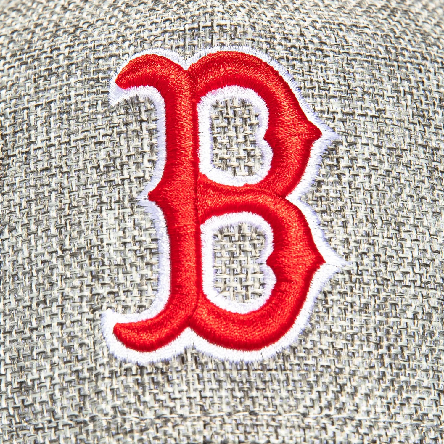 New Era 9Forty M-Crown Cotton Weave Boston Red Sox Snapback Hat - Grey