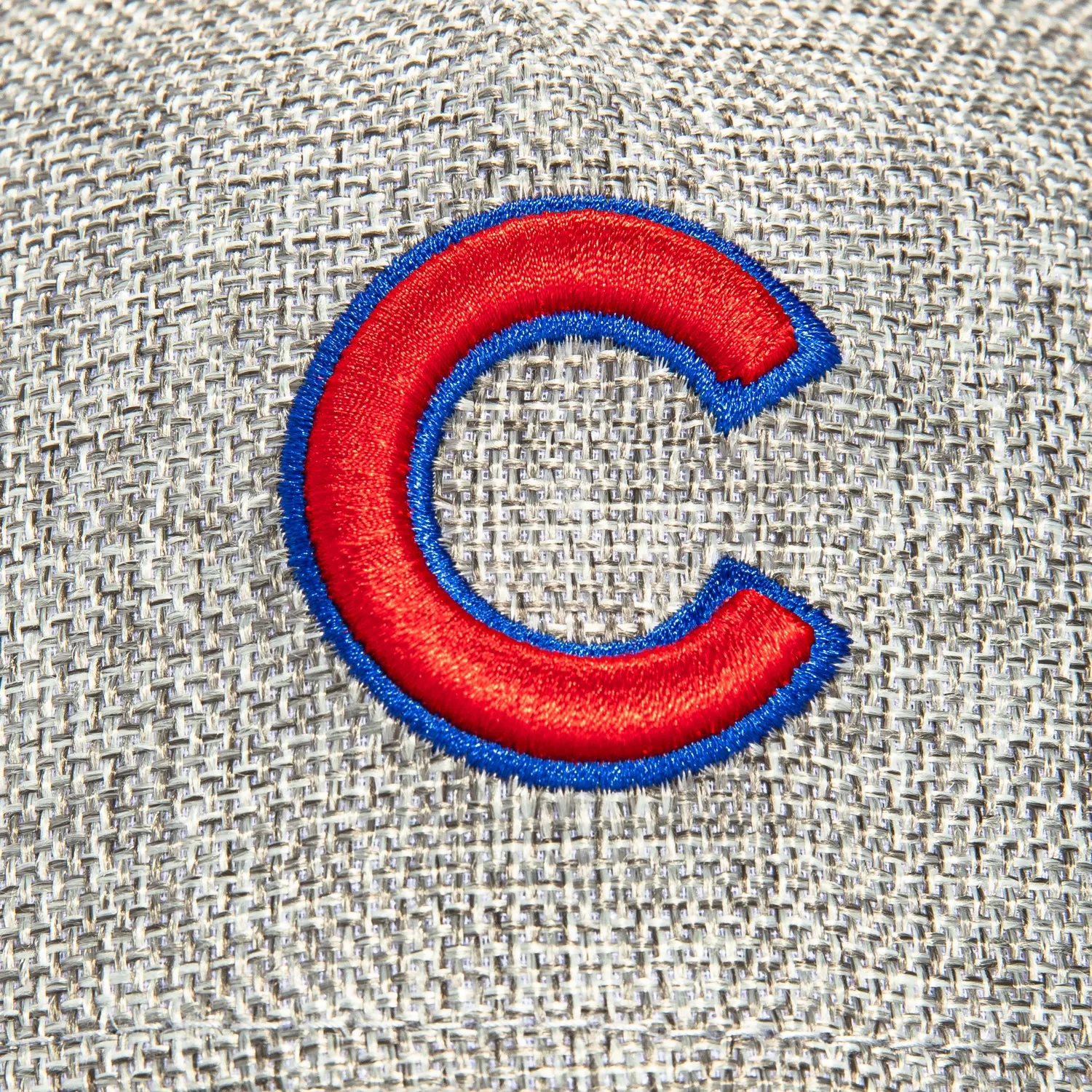New Era 9Forty M-Crown Cotton Weave Chicago Cubs Snapback Hat - Grey