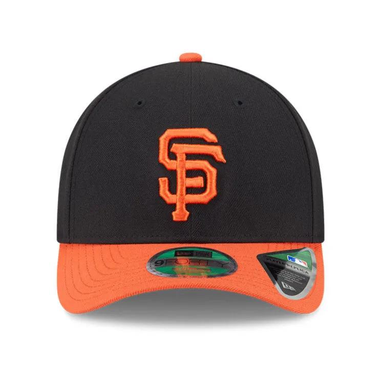 New Era 9Forty M-Crown San Francisco Giants Snapback Alternate Hat - Black. Orange