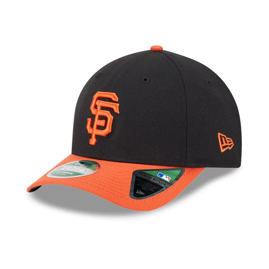 New Era 9Forty M-Crown San Francisco Giants Snapback Alternate Hat - Black. Orange