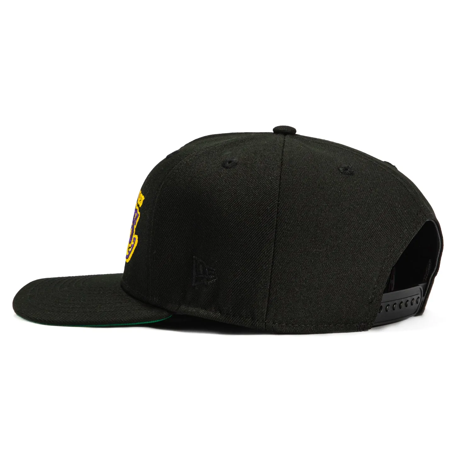 New Era 9Seventy Los Angeles Lakers Alternate Stretch-Snapback Hat - Black, Purple, Gold