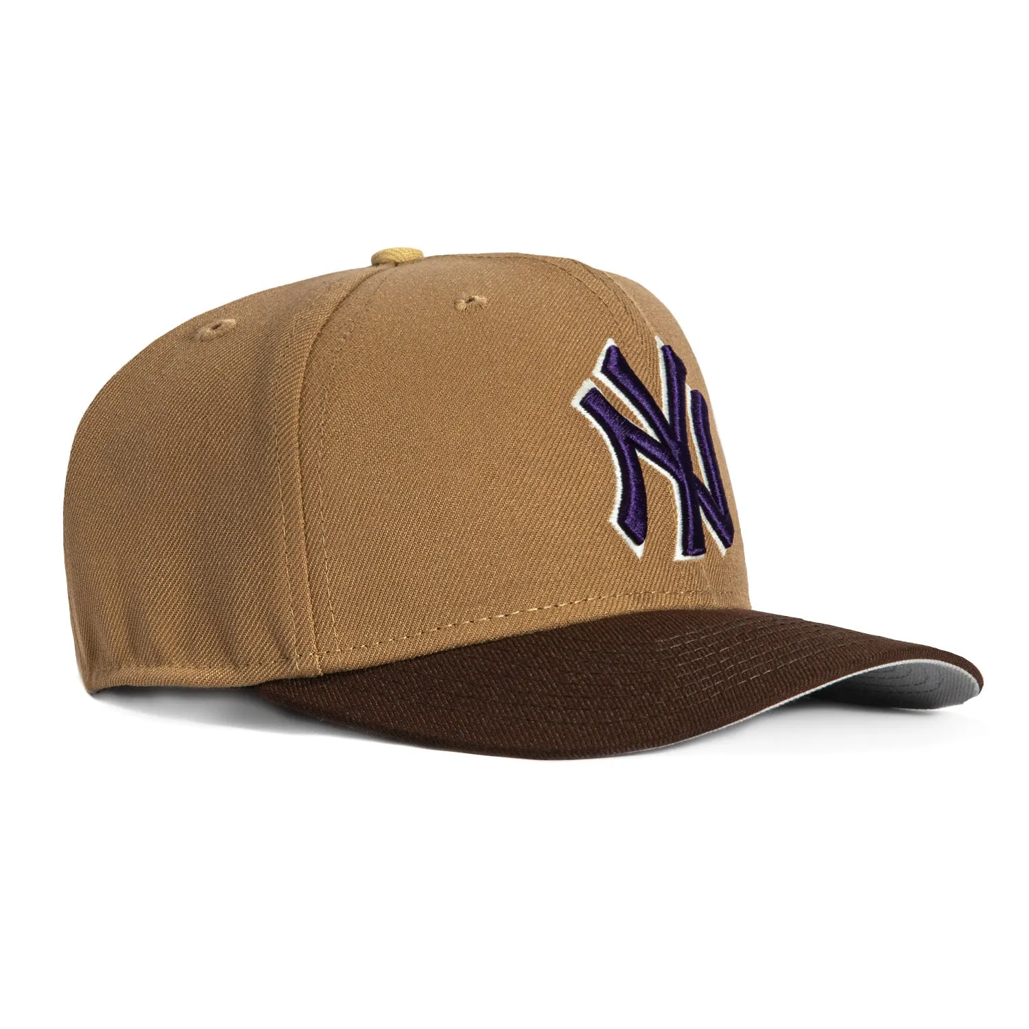 New Era 9Seventy Maxed Out New York Yankees Stretch-Snapback Hat - Khaki, Brown