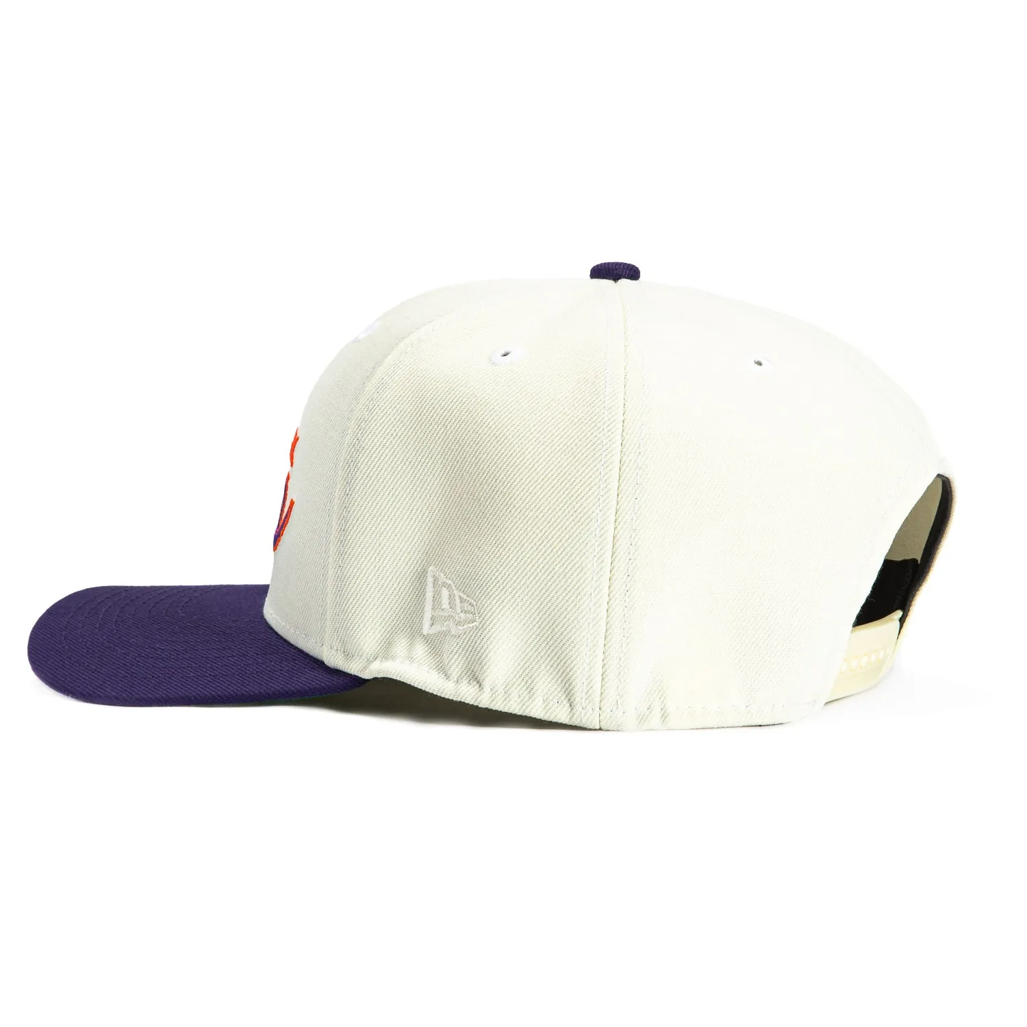 New Era 9Seventy Phoenix Suns Script Stretch-Snapback Hat - White, Purple