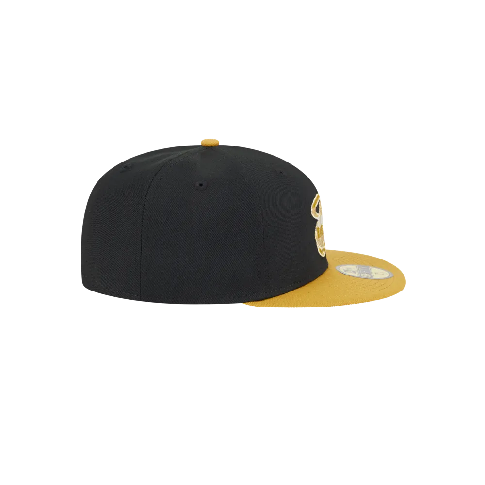 New Era Miami HEAT Black & Gold Fitted Hat