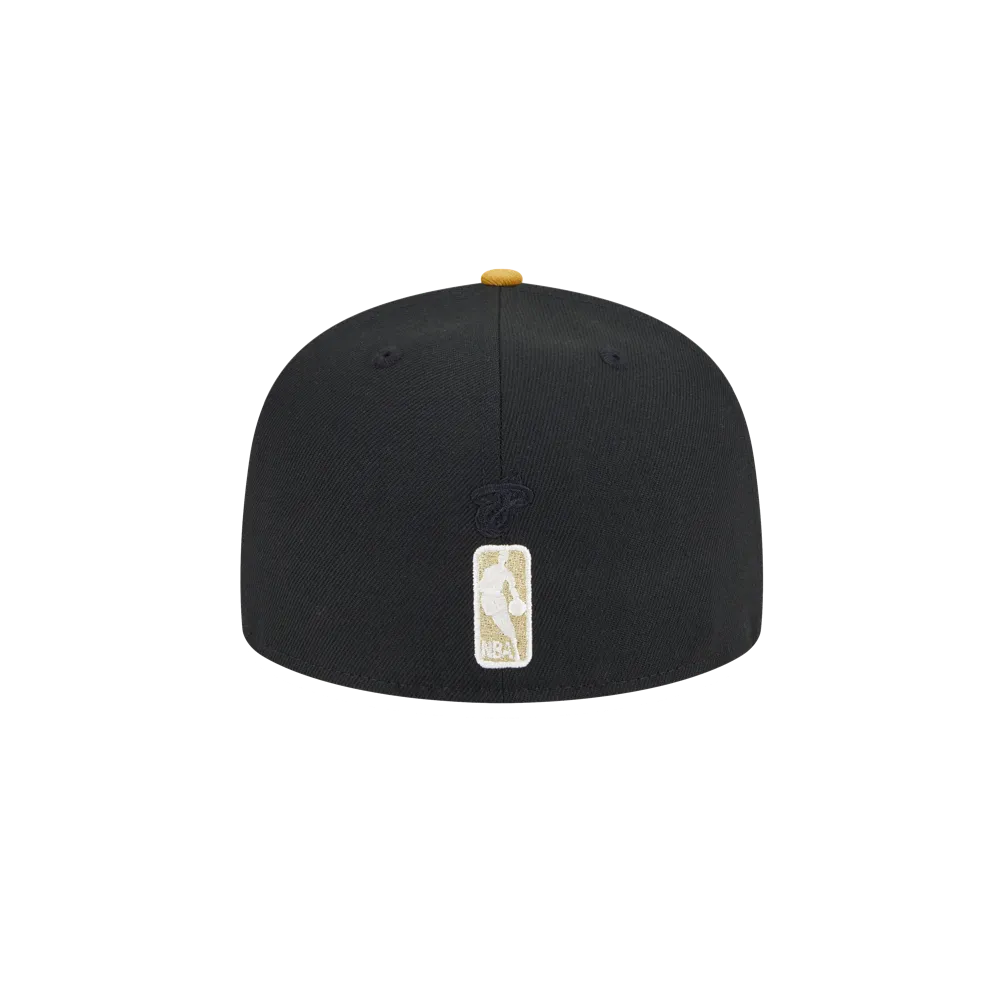 New Era Miami HEAT Black & Gold Fitted Hat