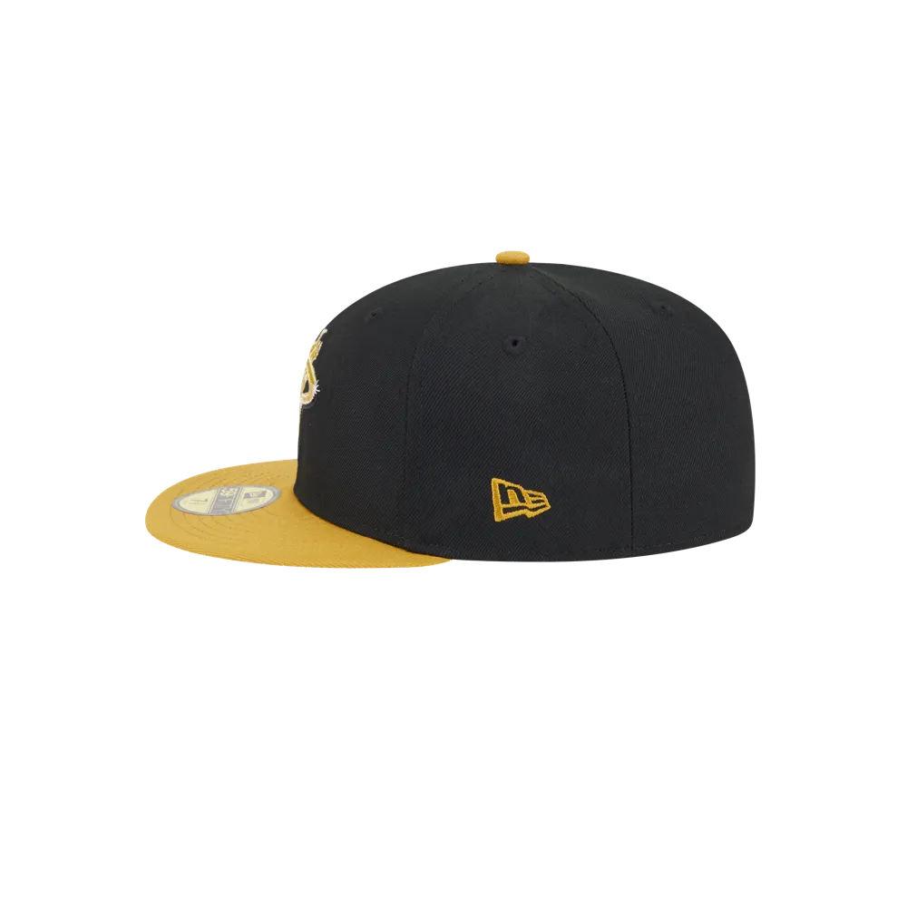 New Era Miami HEAT Black & Gold Fitted Hat