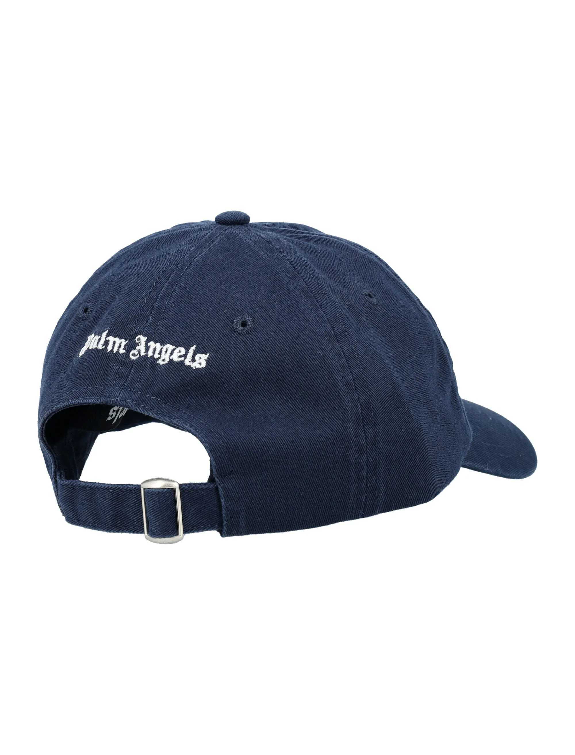 Palm Angels Logo Embroidered Baseball Cap