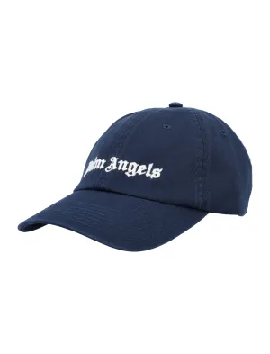 Palm Angels Logo Embroidered Baseball Cap