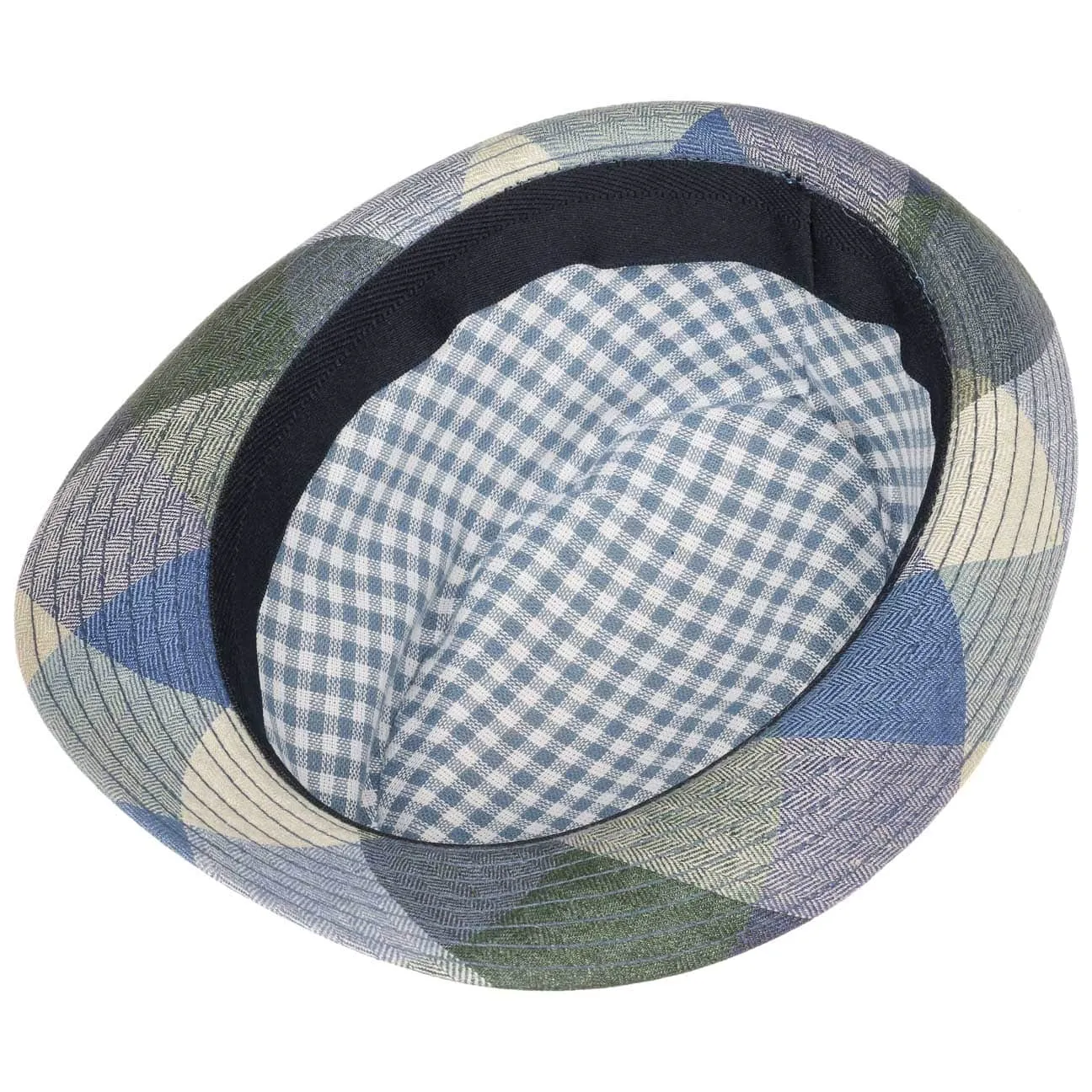 Payato Checks Trilby Linen Hat by Lierys