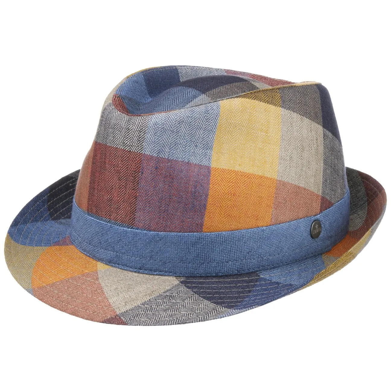Payato Checks Trilby Linen Hat by Lierys
