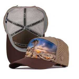 Performance Snapback | Sunrise Over Sand | Khaki/Brown