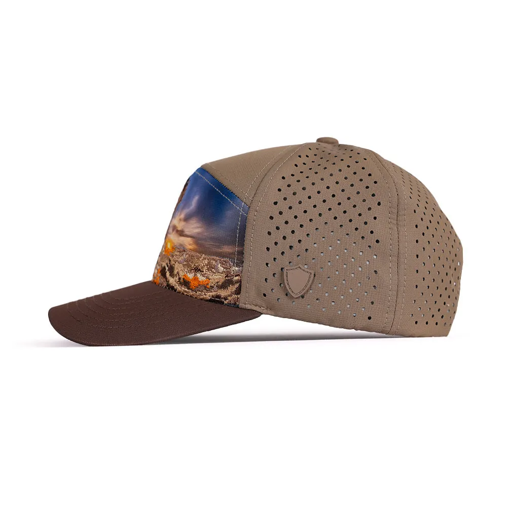 Performance Snapback | Sunrise Over Sand | Khaki/Brown
