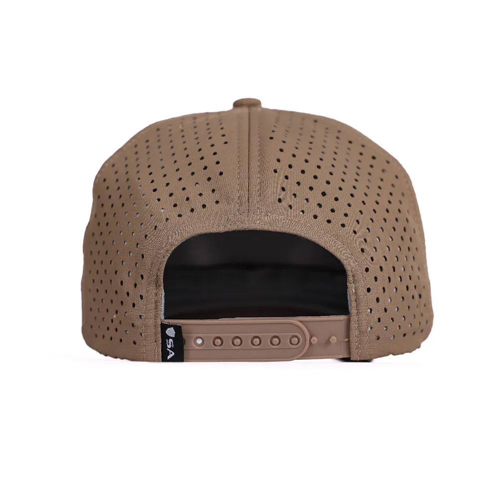 Performance Snapback | Sunrise Over Sand | Khaki/Brown