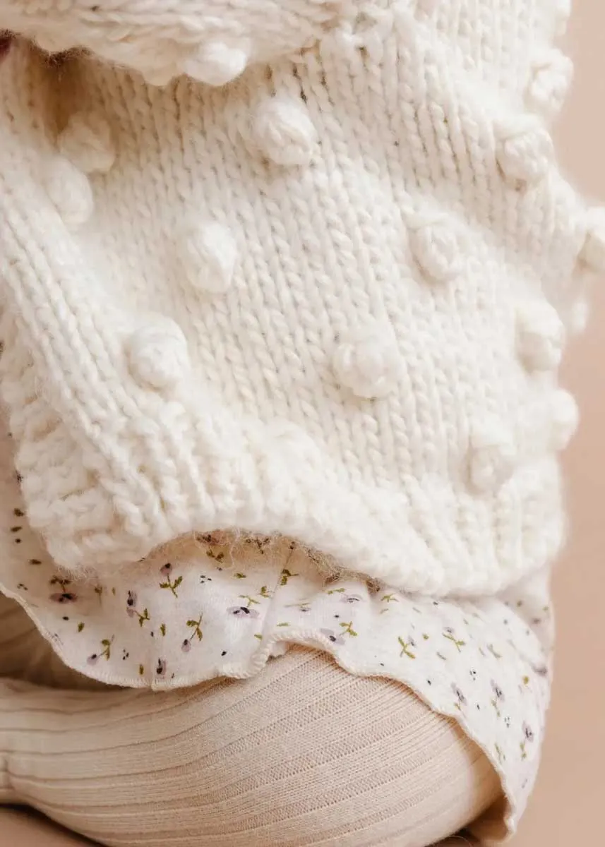 Popcorn Cardigan - Cream