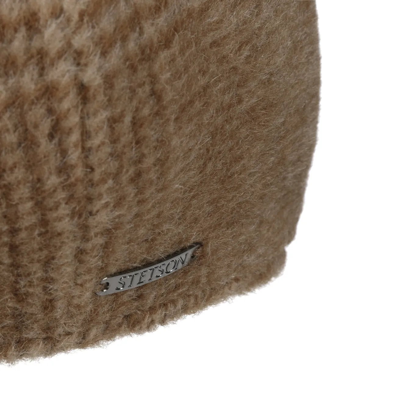 Poundhill Wool Mix 8 Panel Flat Cap by Stetson