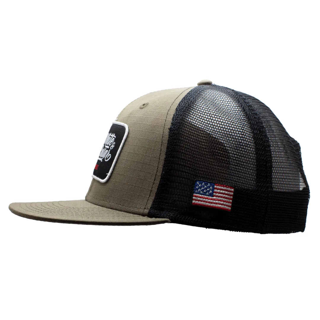 RWBC Patch Snapback RipStop, Olive & Black